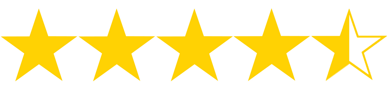 45 stars
